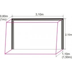 Mreža za rukomet Standard 3mm